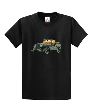 Vintage Retro Jeep Unisex Kids And Adults T-Shirt